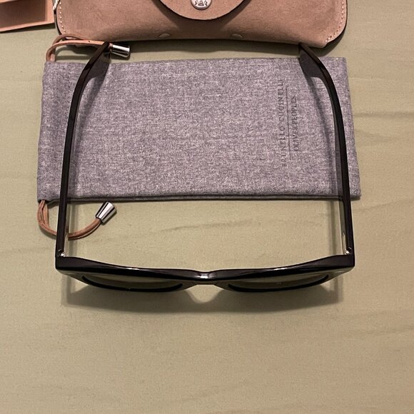 BRUNELLO CUCINELLI x OLIVER PEOPLES Mr. Brunello Horn Sunglasses - Picture 5 of 16